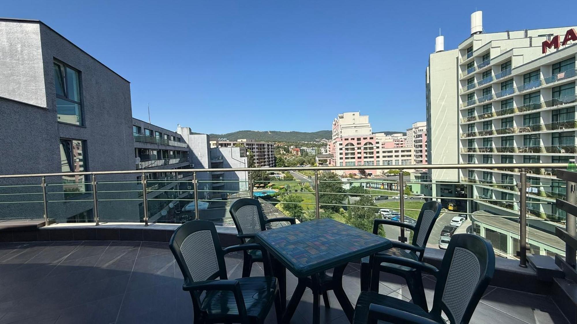 One-Bedroom Apartment Balcony