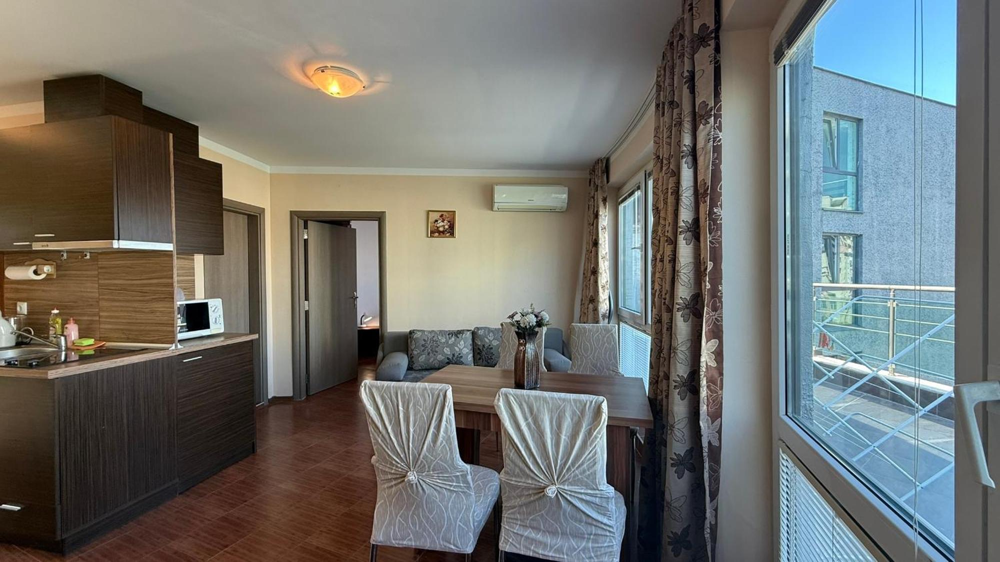 One-Bedroom Apartment Balcony