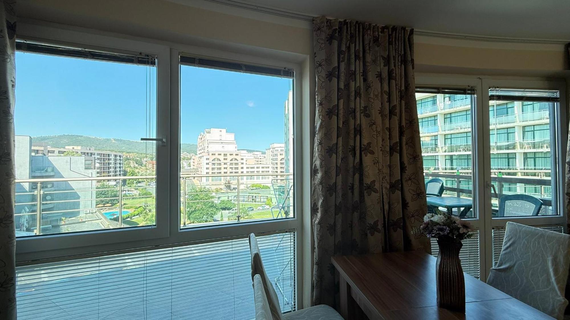 One-Bedroom Apartment Balcony
