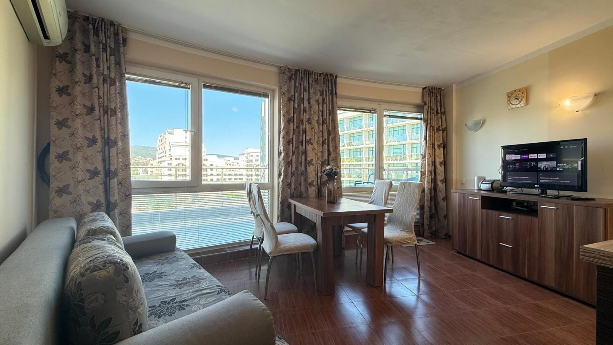 One-Bedroom Apartment Balcony