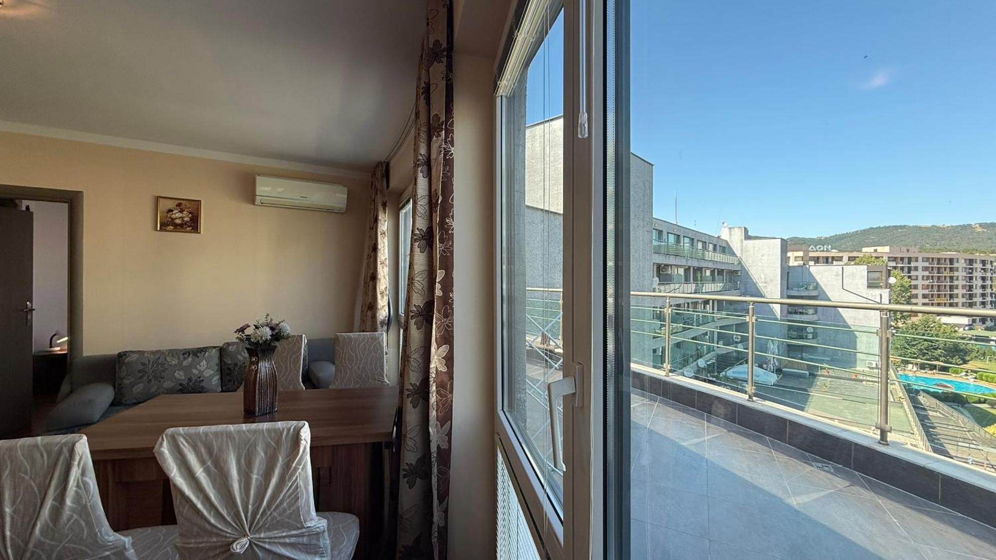 One-Bedroom Apartment Balcony