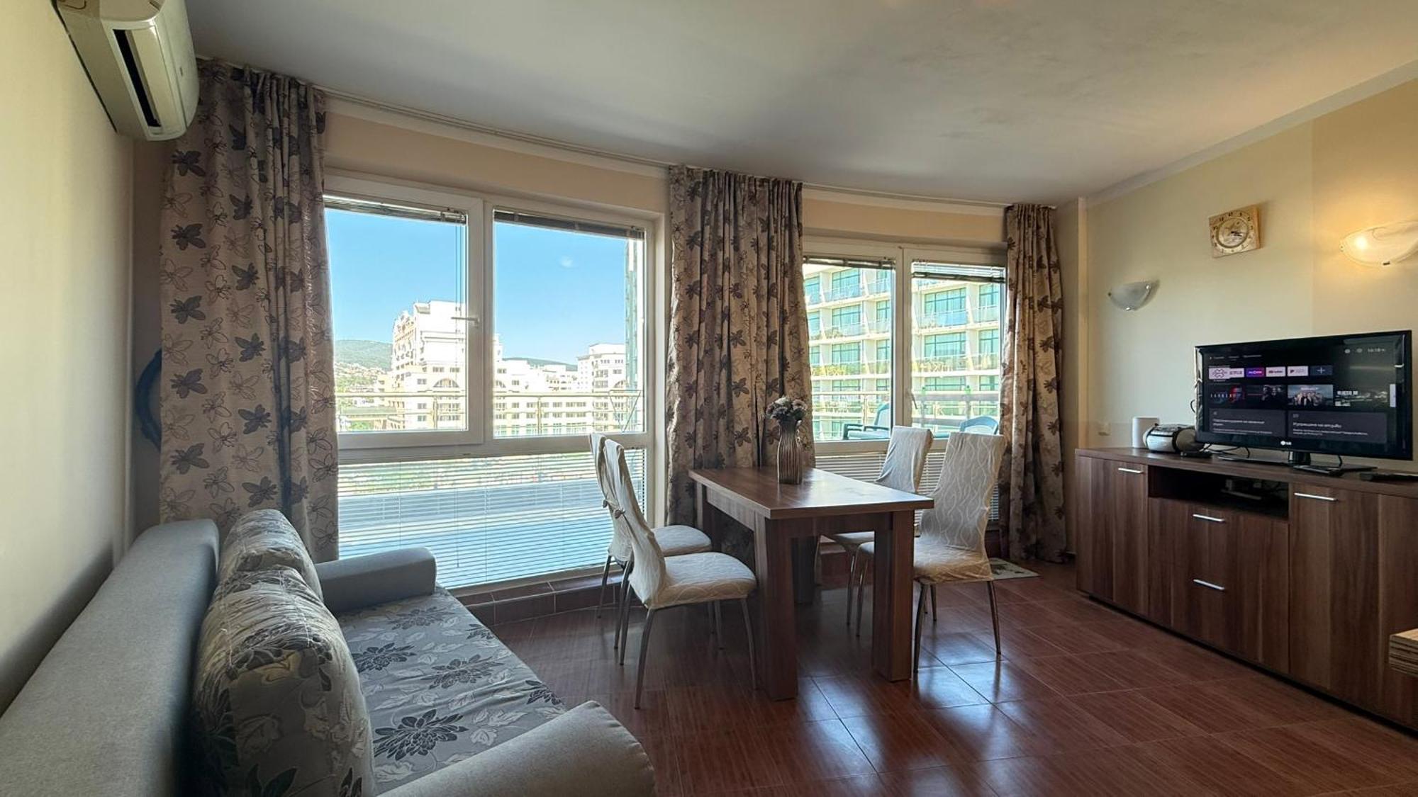 One-Bedroom Apartment Balcony