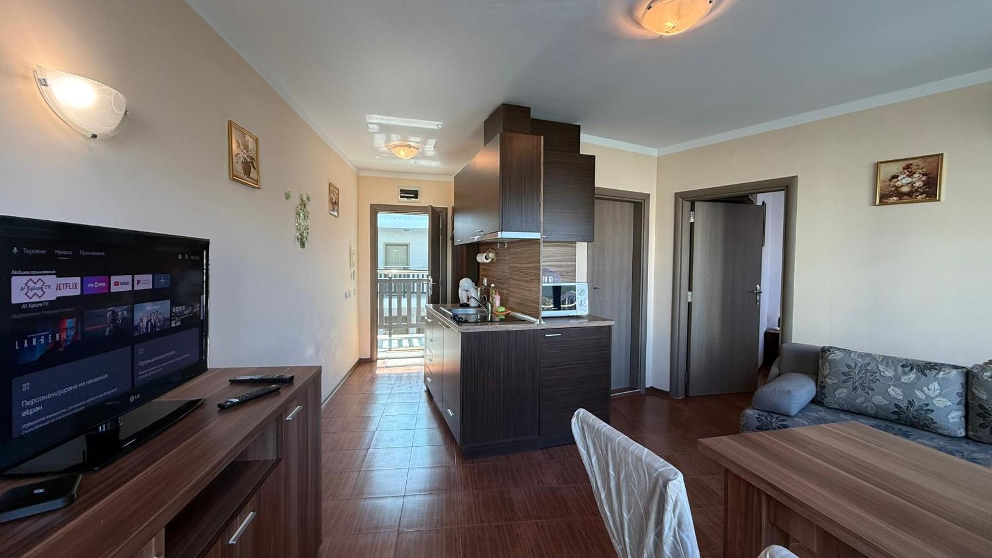 One-Bedroom Apartment Balcony