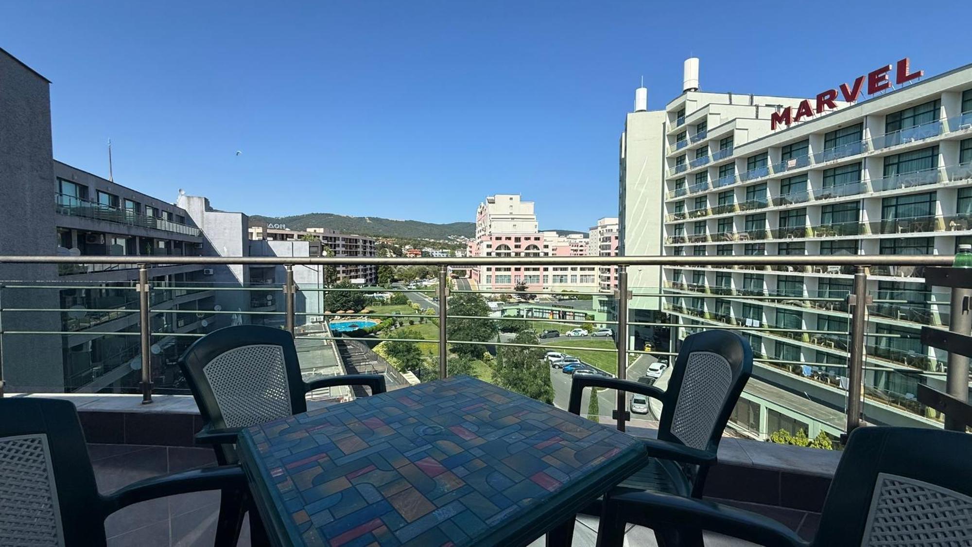 One-Bedroom Apartment Balcony