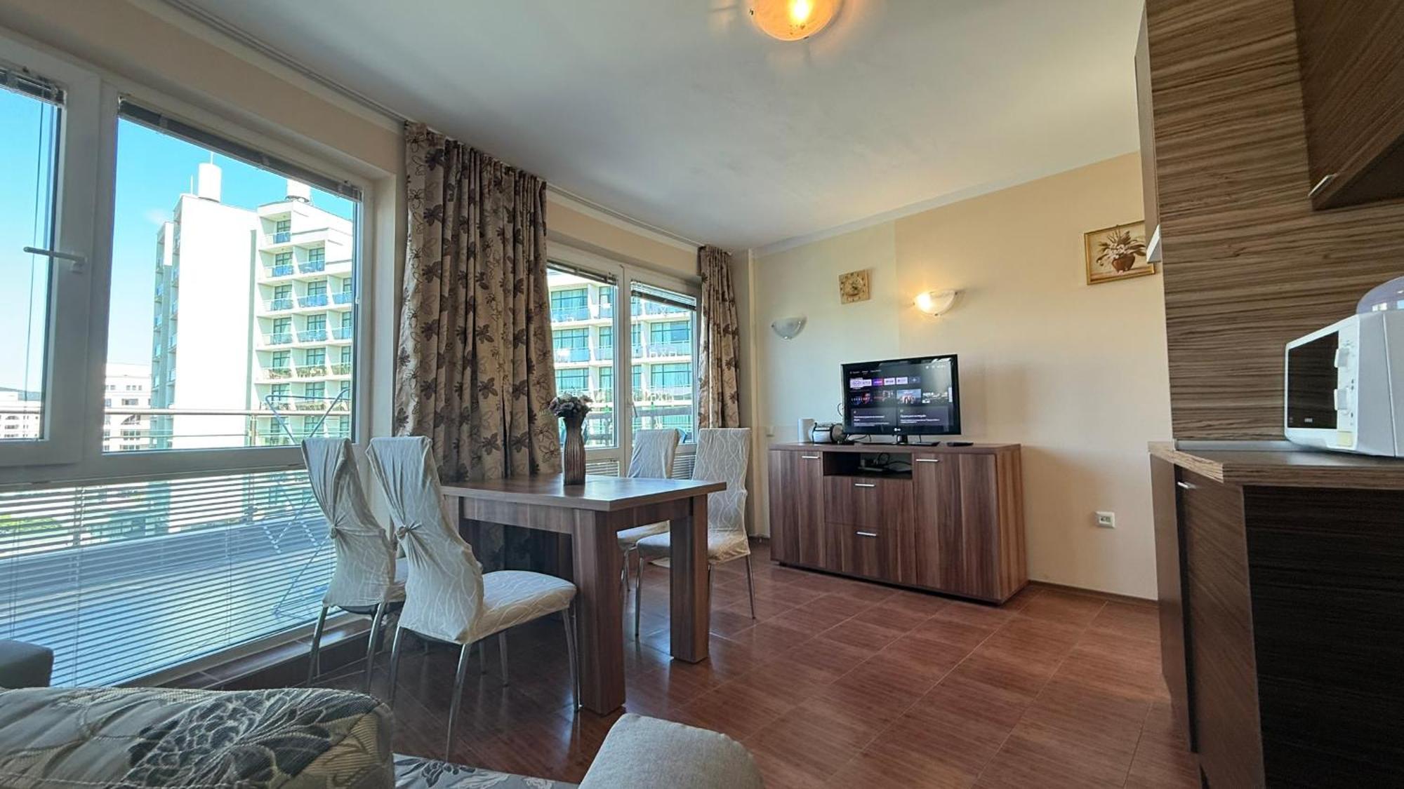 One-Bedroom Apartment Balcony