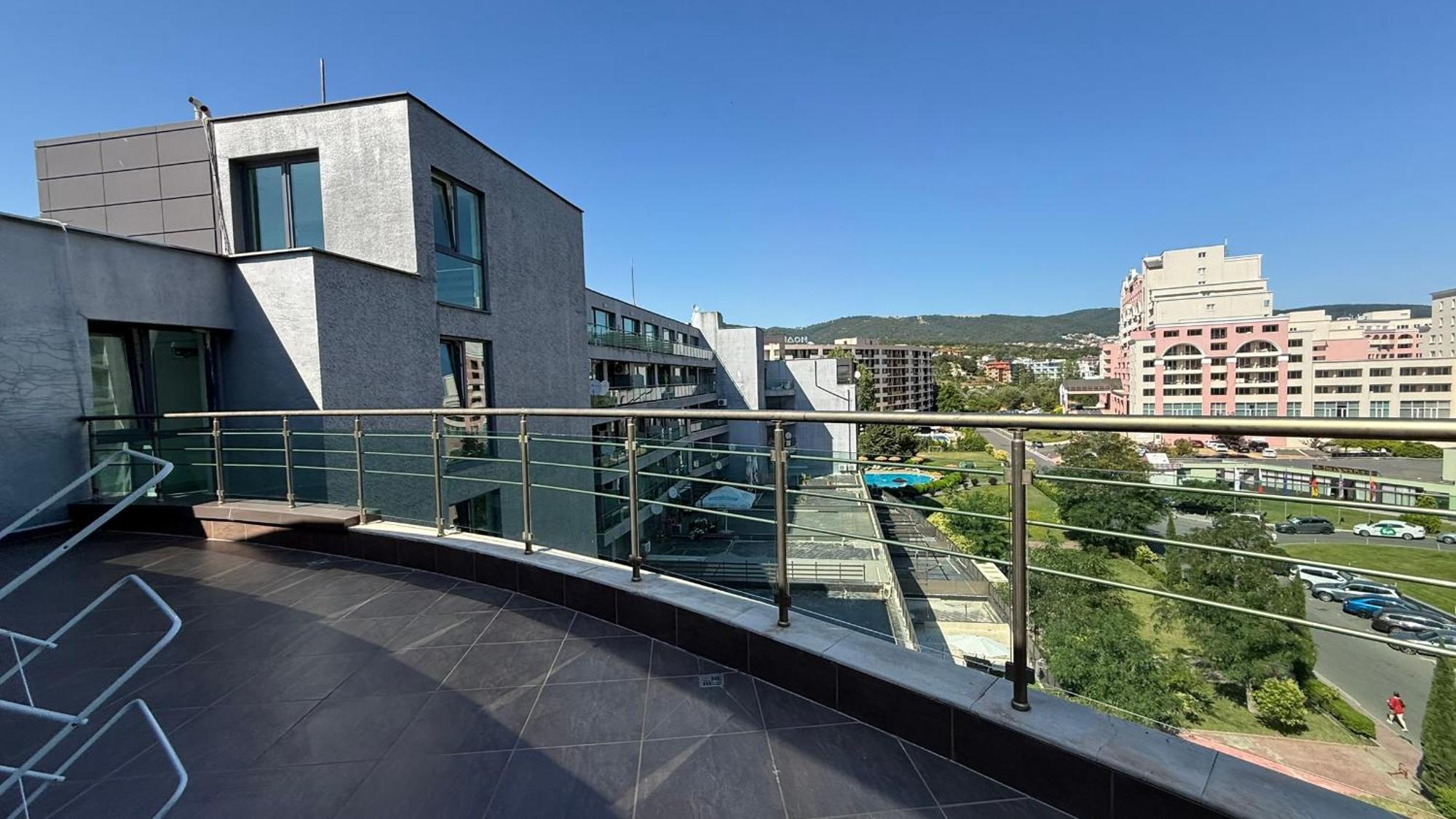 One-Bedroom Apartment Balcony