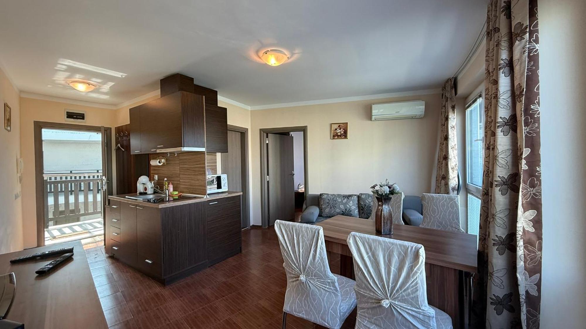 One-Bedroom Apartment Balcony