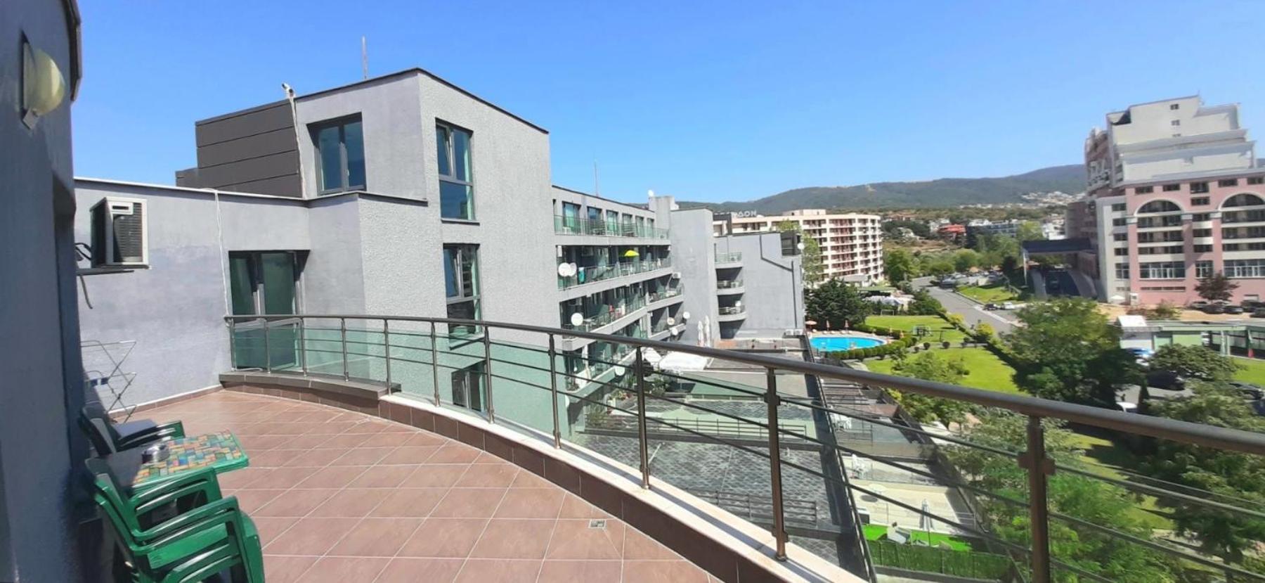 One-Bedroom Apartment Balcony