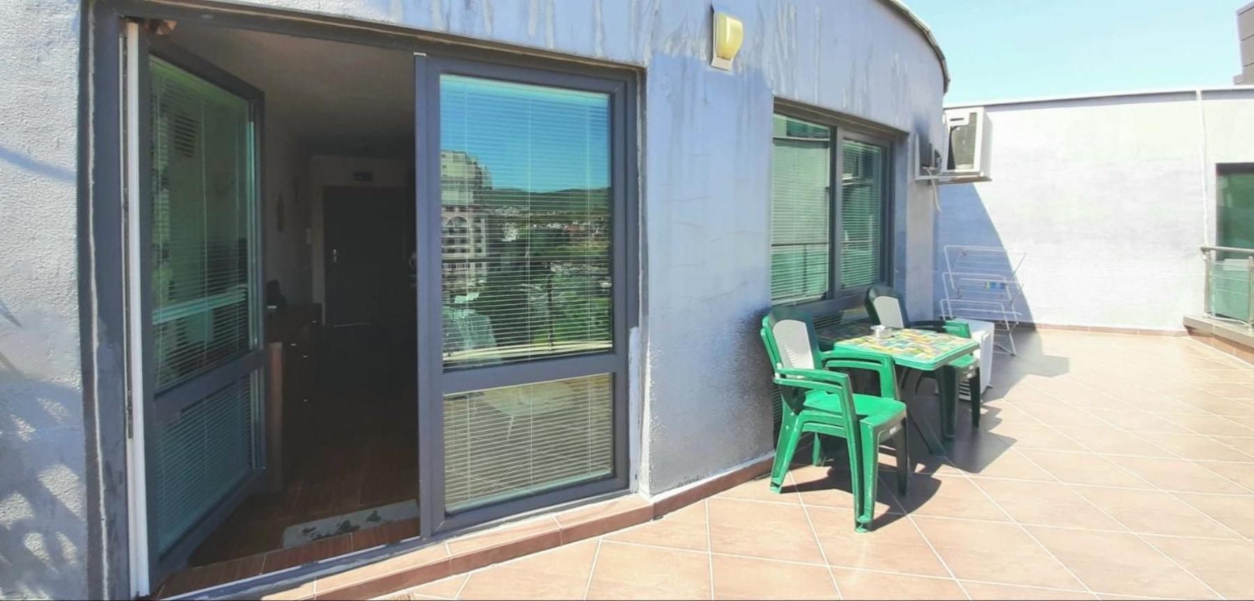 One-Bedroom Apartment Balcony