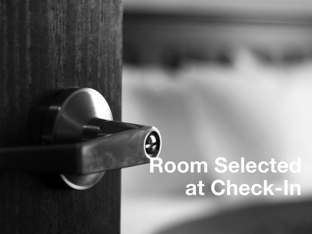 Zimmer wird beim Check-in zugeteilt