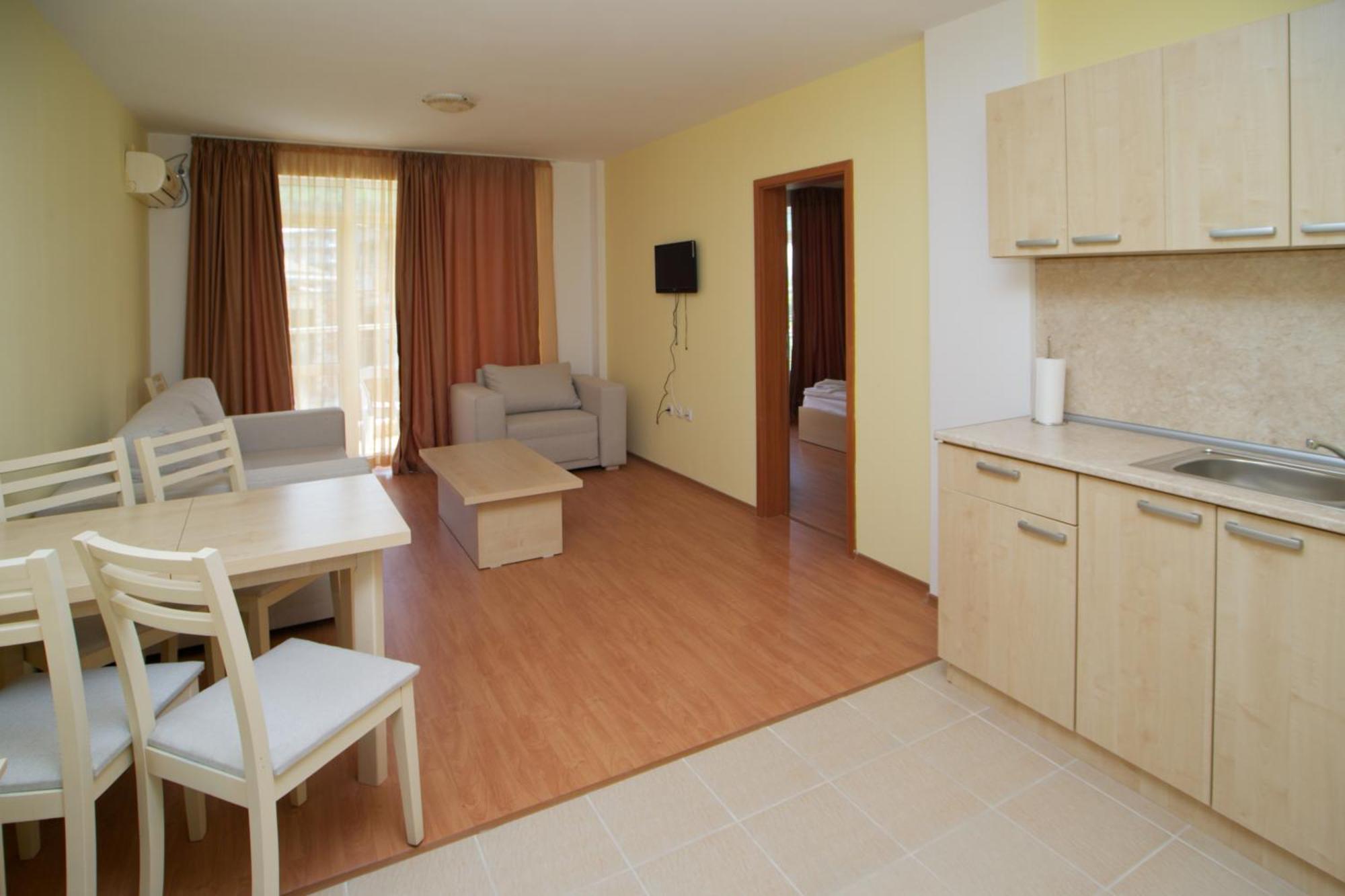 Apartment mit 1 Schlafzimmer und Balkon