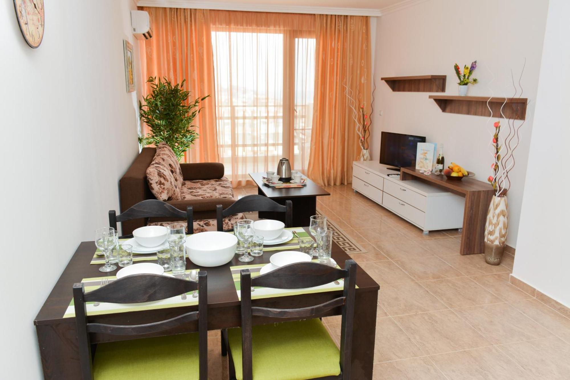 Deluxe Apartment mit 1 Schlafzimmer und Gartenblick